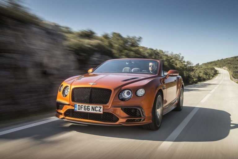 Bentley Continental Supersports convertible 2017
